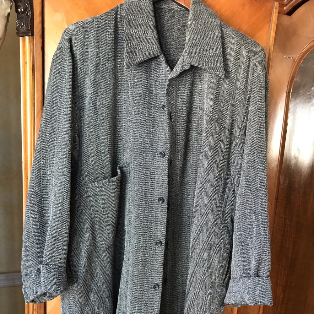 Christa De Carouge Swill designer herringbone wool jacket
